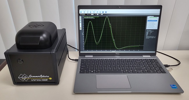 UV-Vis-NIR Spectrometer for Gemstone Identification 
